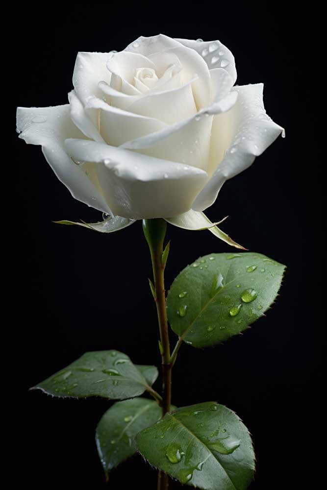 White rose. Photo by Freepik.